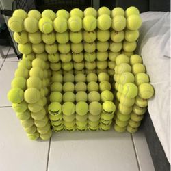 Tennis balls chairs - custom