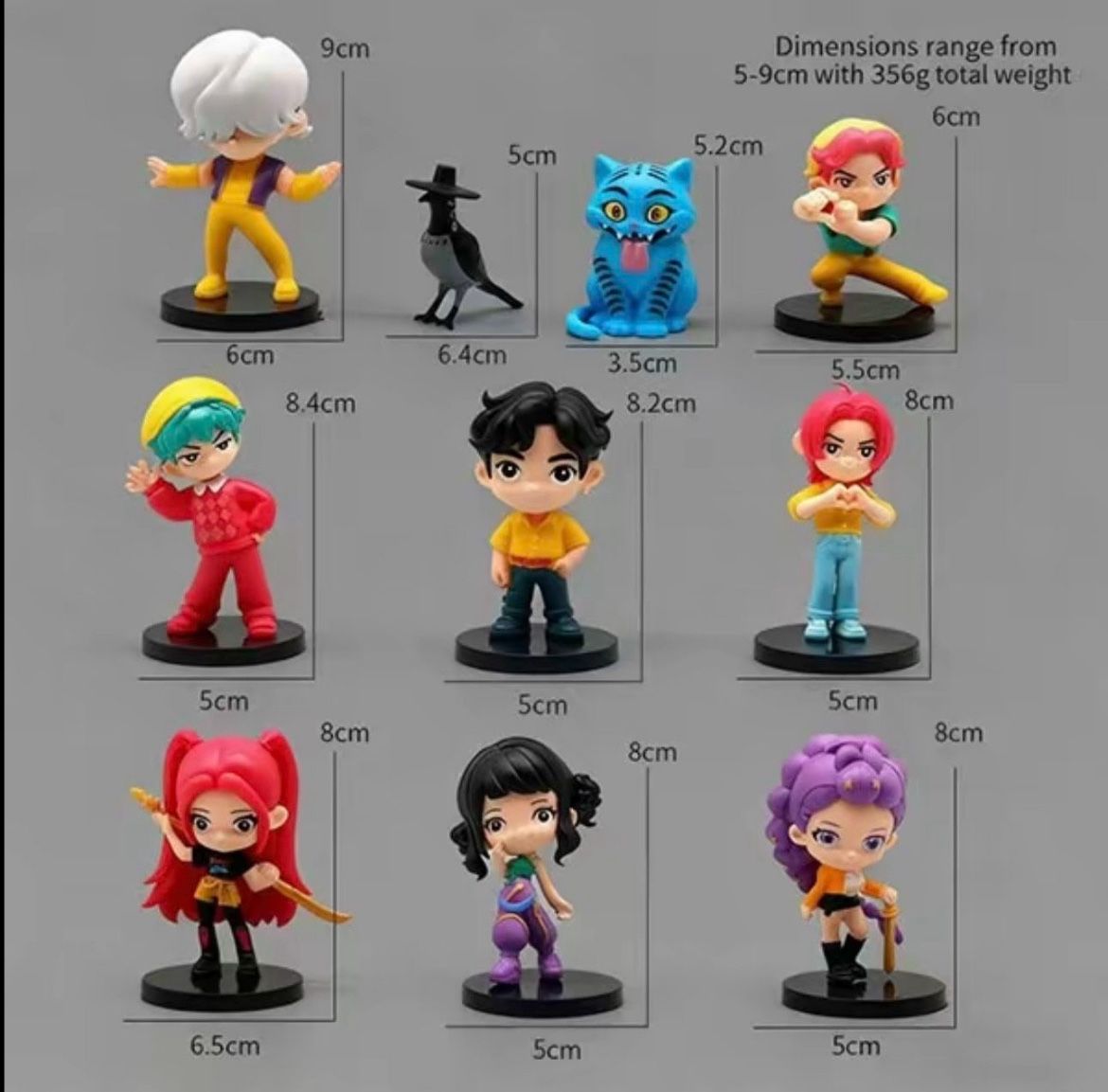 10 Kpop figures pack (they come in clear bag)