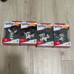 25th Anniversary Pokemon silver figures(Perfect Condition