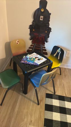 Table and chairs