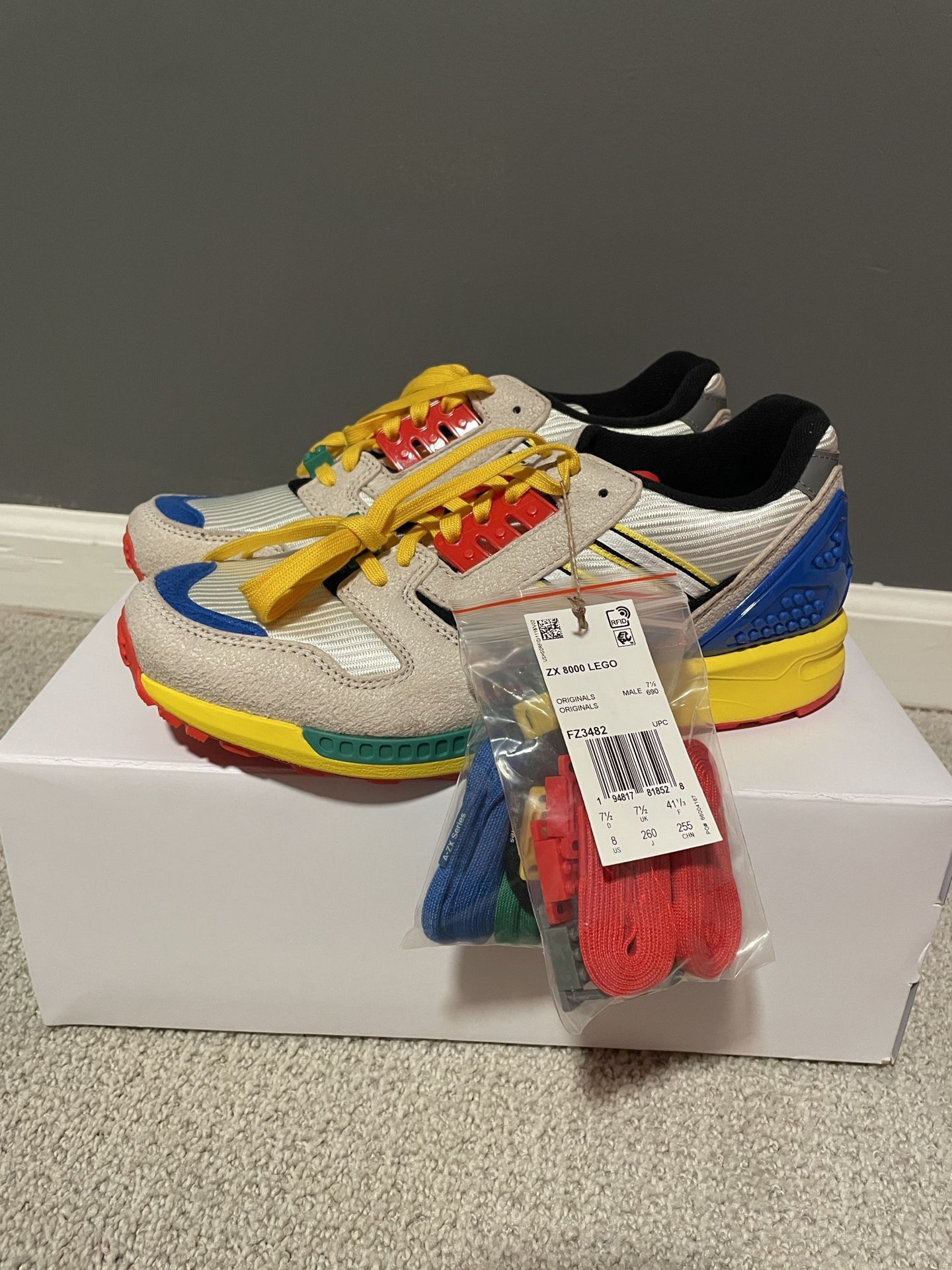 Adidas ZX 8000 LEGO Size 8 DS (go for $100)