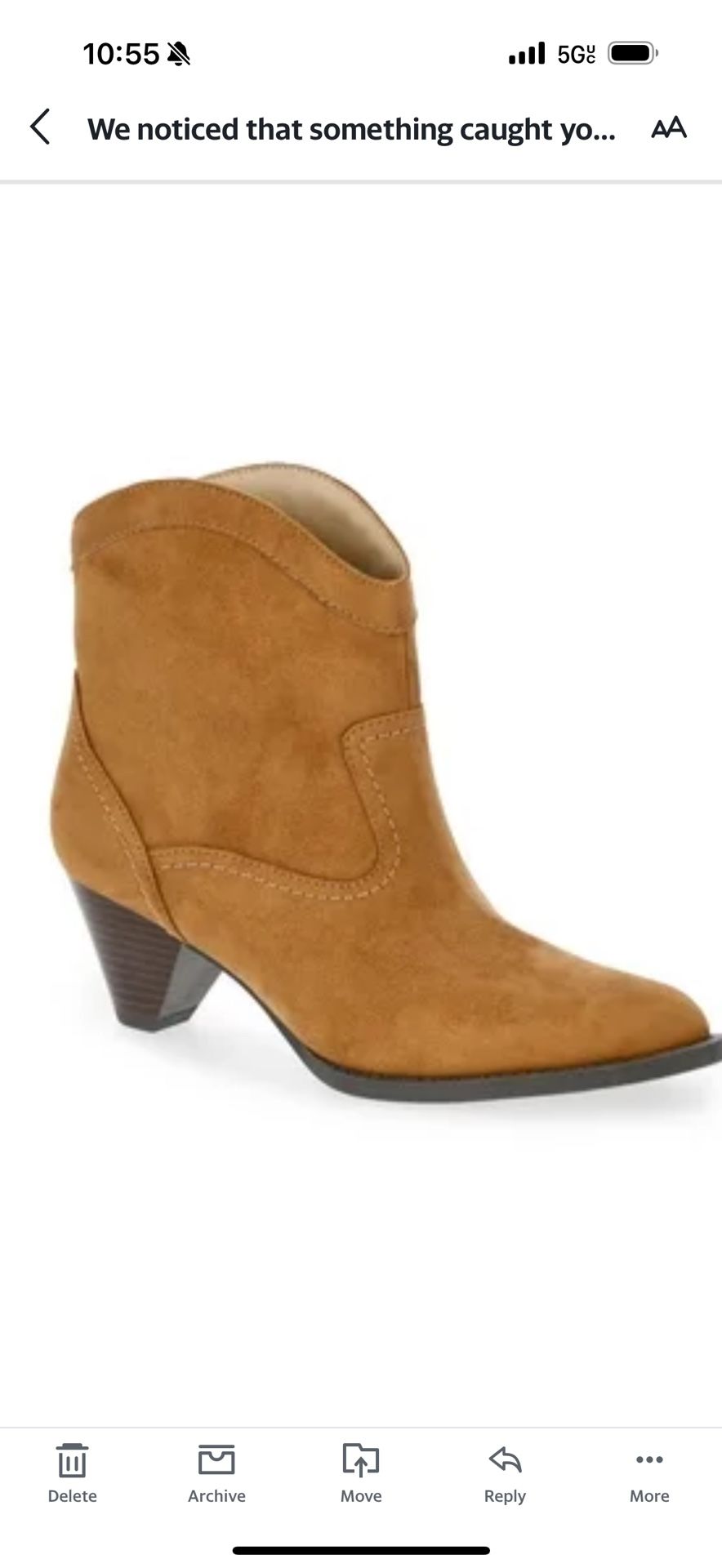 NWT WOMENS SIZE 9 BOOTS SUEDE LIKE 