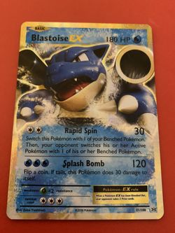 Blastoise EX 21/108 Ultra Rare Holo Pokemon XY Evolutions NM/LP.