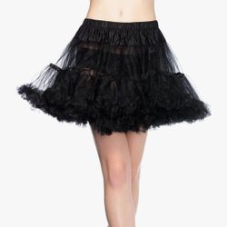 New Woman's Petticoat Tule Skirt Tutu One Size