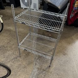 Metal wire shelving
