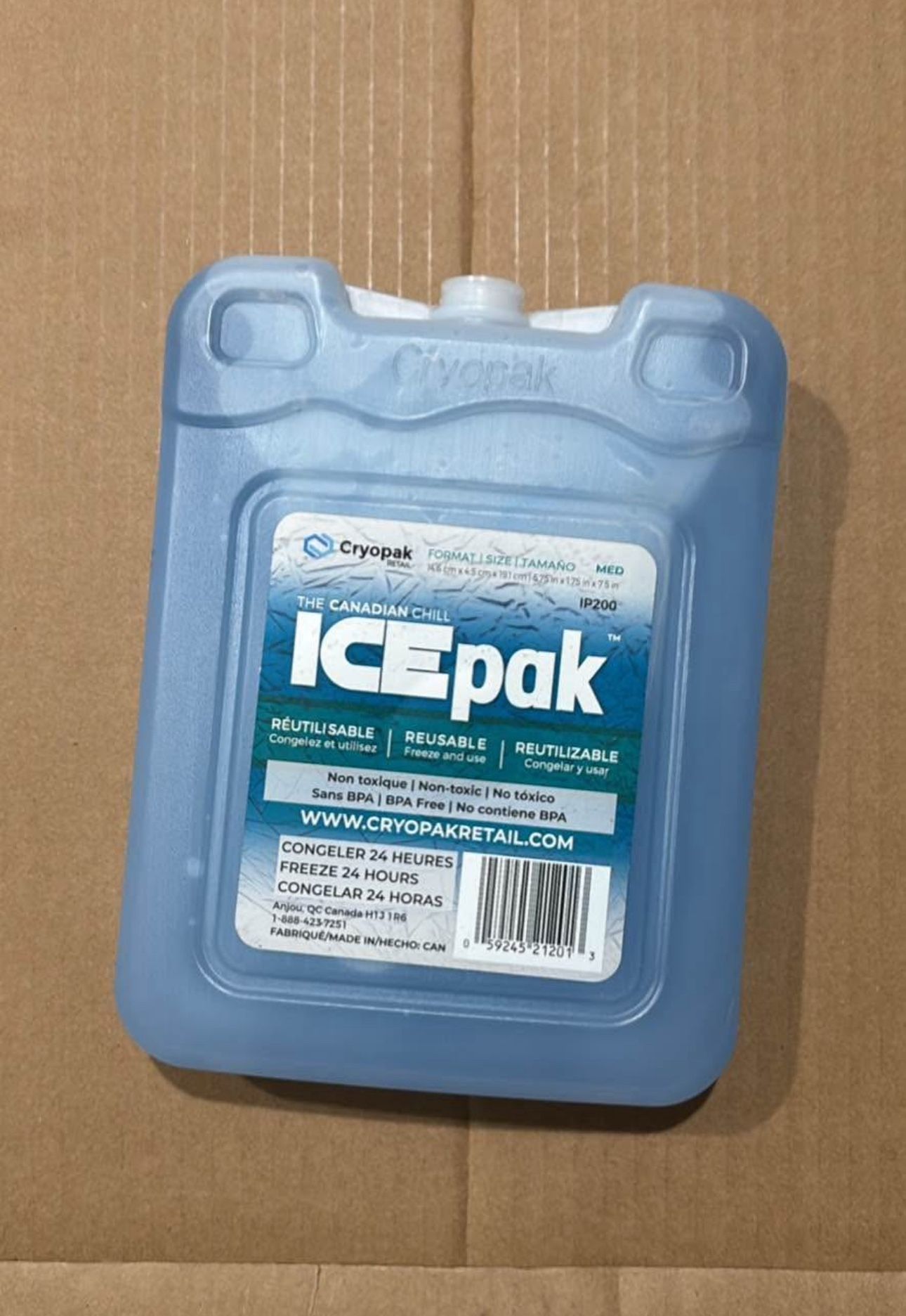 Icepak “The Canadian Chill” Reusable Ice Pack – Compact Size!