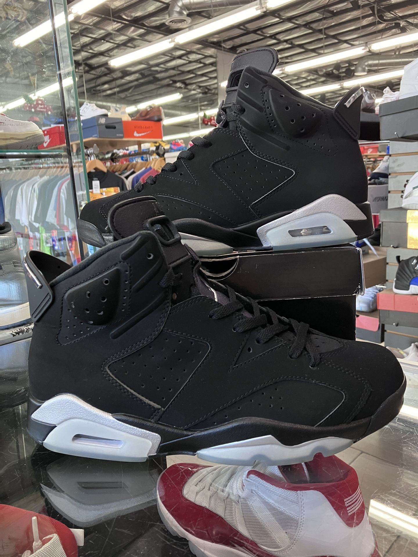 Air Jordan 6 Retro Chrome Metallic Silver