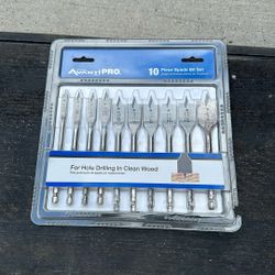 10 Piece Spade Bit Set 
