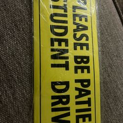 Student Driver Sticker 