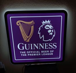 Guinness The Premier League Neon Sign