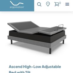 Adjustable Massager And Reclining Bed frame From Serta