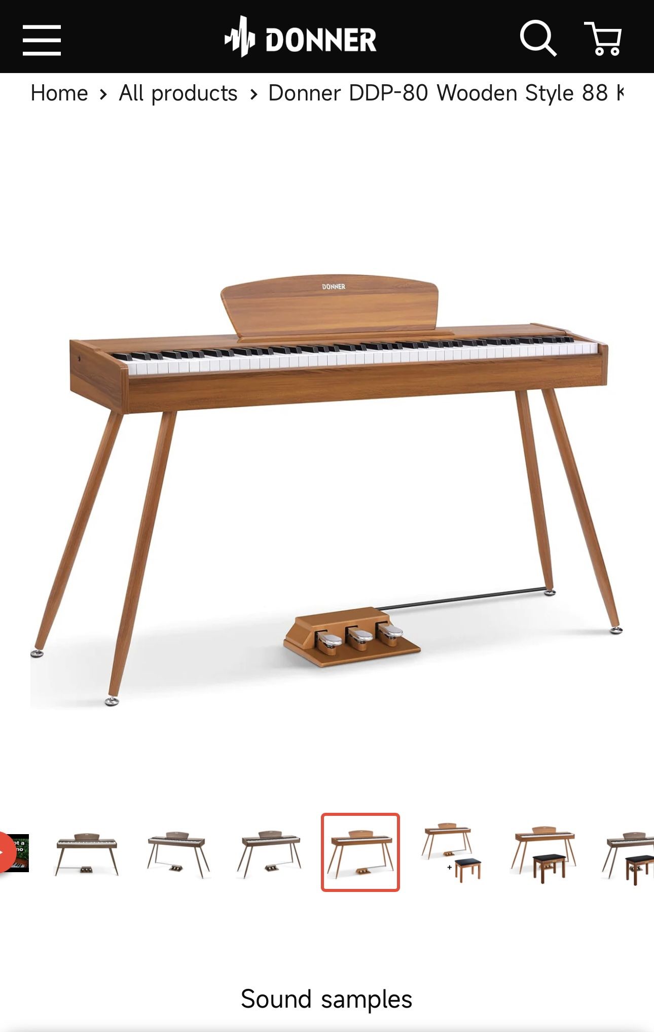 Donner Full-Weighted Digital Piano