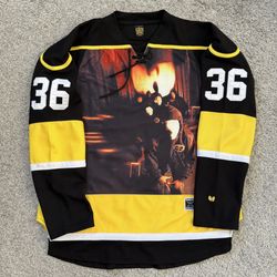 🔴Wu-Tang Hockey Jersey Size Large Wu-Wear Rare Rza Raekwon Ghostface Killah