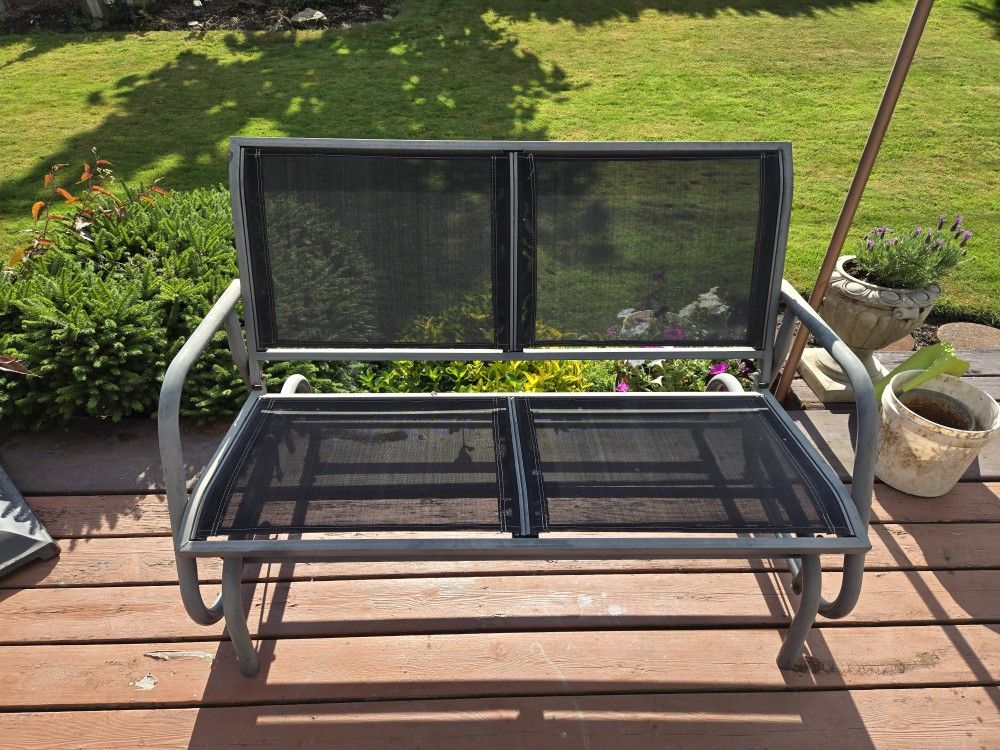 Mesh GILDER Patio Loveseat (Pending)