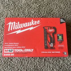 Milwaukee M12 Cable Stapler-Never Used 