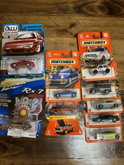 New Matchbox, Auto World, Johnny Lightning JDM Die Cast Cars 