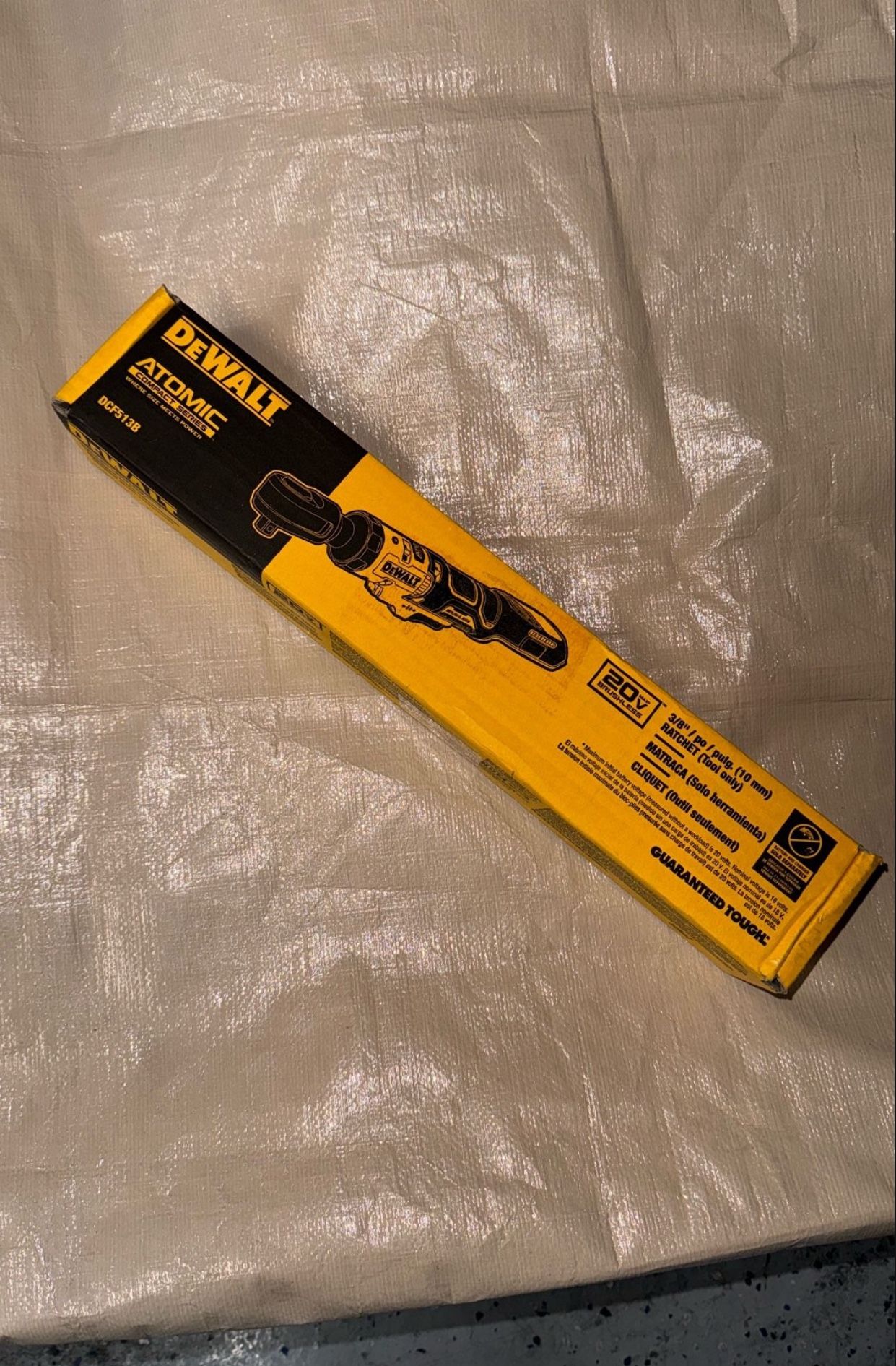 DEWALT ATOMIC 20V MAX Cordless 3/8 in. Ratchet Wrench Tool Only