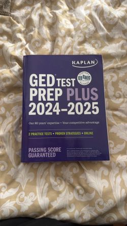 GED. Test prep plus 24/25