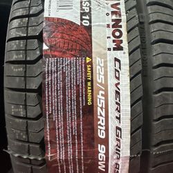225/40R19 All Season Tires $$500