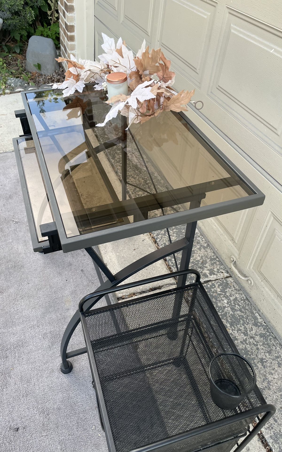 Desk & Storage Cart