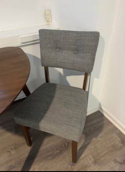 2 Wayfair Gray Chairs
