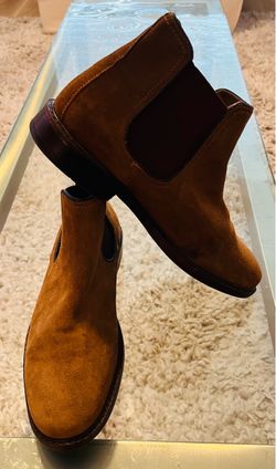 Steve Madden WGLORY-051 Men's Taupe Suede Chelsea Boots Size 9 NEW