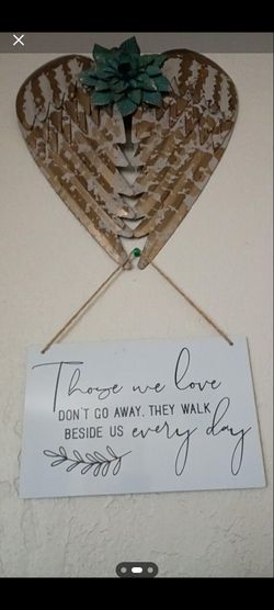 Beautiful sign both for 10 cash only