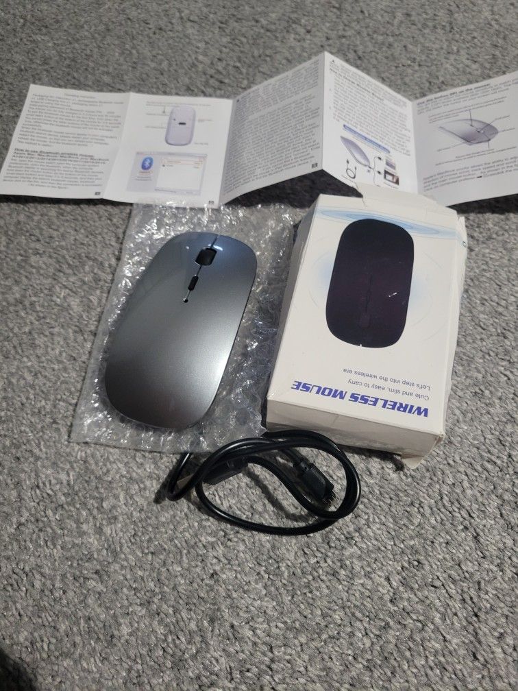 Wireless Slim Mouse for Computers & Laptops Rechargeable Compatible With Androids and Computers