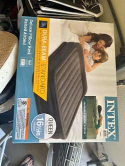 Air Mattress - Built In Inflation & Raised Head