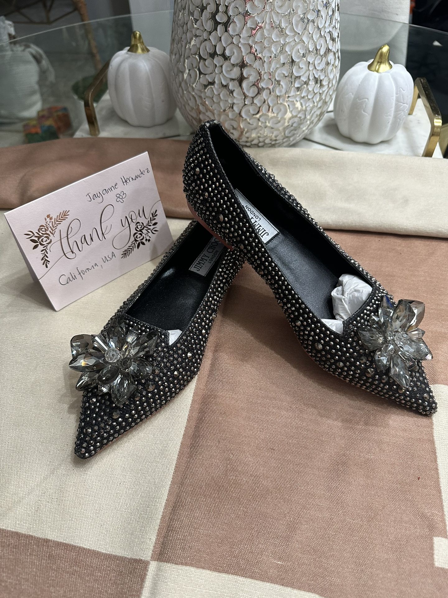 Jimmy Choo Cinderella Flat Shoes 