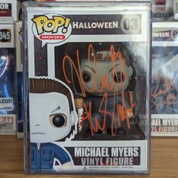 Funko Pop! Halloween 03 Michael Myers Nick Castle signed 