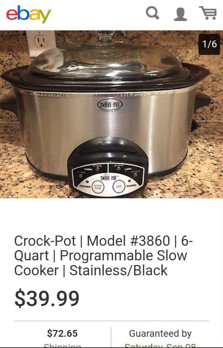 Crock Pot 8qt, SLOW COOKER, Pressure Cooker, Air Fryer for Sale in San  Diego, CA - OfferUp