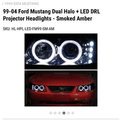 Headlights For Mustang 99-2004 