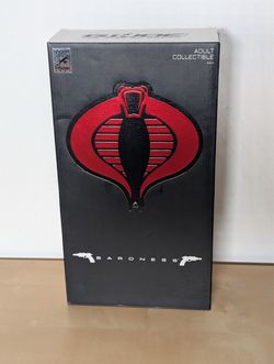 SDCC 2009 G.I. Joe Baroness 12' Action Figure Adult Collectible