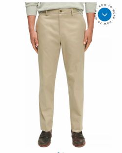 Brooks brothers Regular Fit Stretch Cotton Advantage Chino Pants 36/30