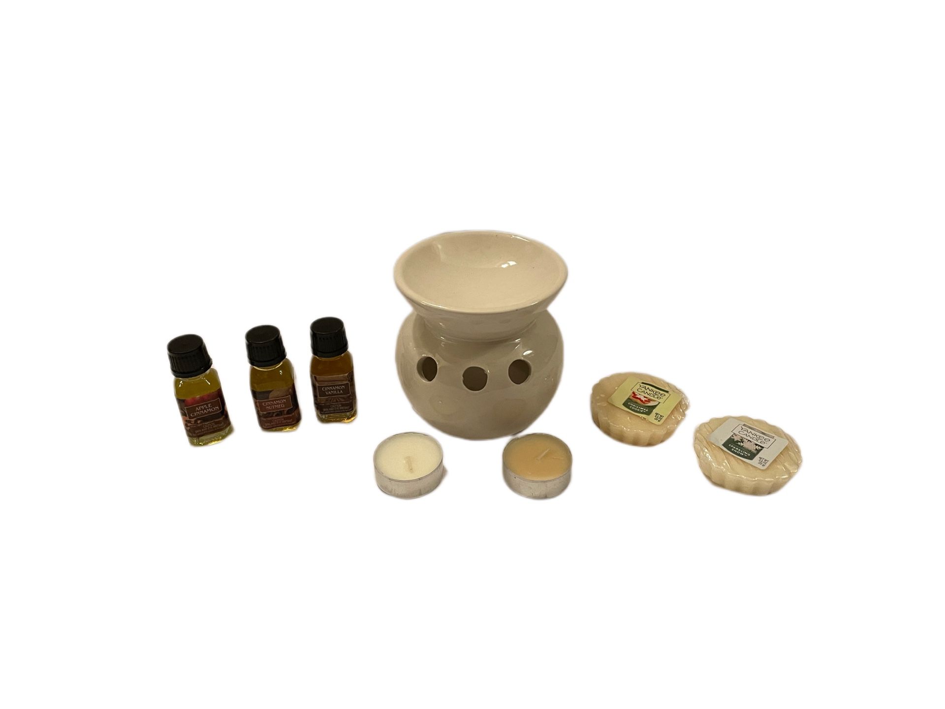 Oil Warmer Gift Set with 3 oils