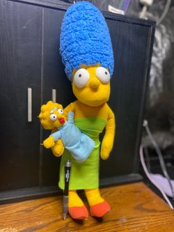 Marge Simpson Plush Doll with Maggie