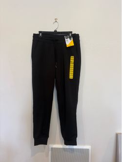 Men's Black Jogger Sweatpants Members Mar