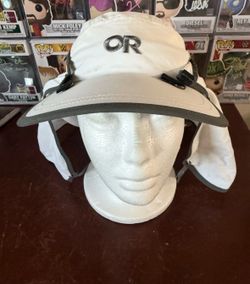 Outdoor Research Sun Runner Hat / Cap - Large - White - With Cape
