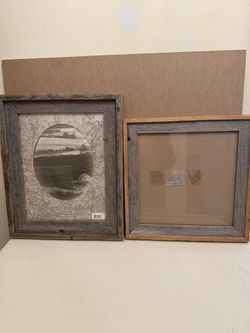 Two Barn Wood Frames 