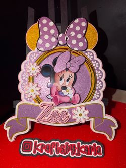 Minnie Mouse Cake Topper