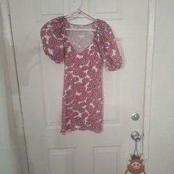 Zara Dress And Pink Heels New 