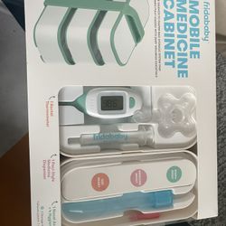 Frida Baby Mobile Medicine Cabinet Travel Kit | Portable Carrying Case Stocked with Wellness Essentials