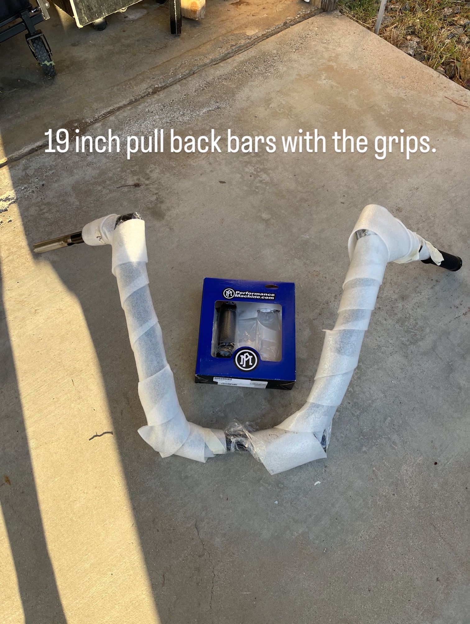 2021 Harley Davidson Pull Back Bars, 19” Inch