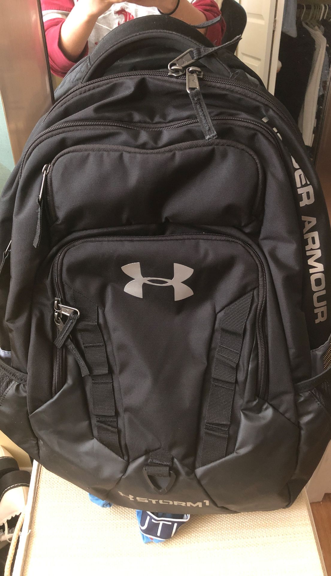 Black Under Armour backpack