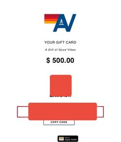$500 Aviator Nation Gift Card — Never Used, Full Balance