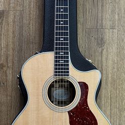 TAYLOR 414CE GRAND AUDITORIUM ACOUSTIC-ELECTRIC GUITAR NATURAL W/OHSC