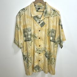 TOMMY BAHAMA Men's Short Sleeve Shirt Men’s Size XL Relax Island Life