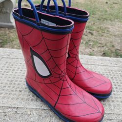 Size 2/3 Spiderman rain Boots 
