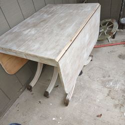 Charming French country drop leaf table